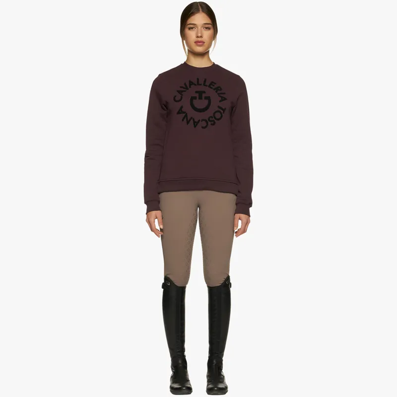 Cavalleria Toscana Orbit Sweatshirt Dark Purple-2